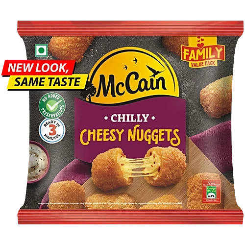 MC CAN CHILLI CHEESY NUGGETS 400GM